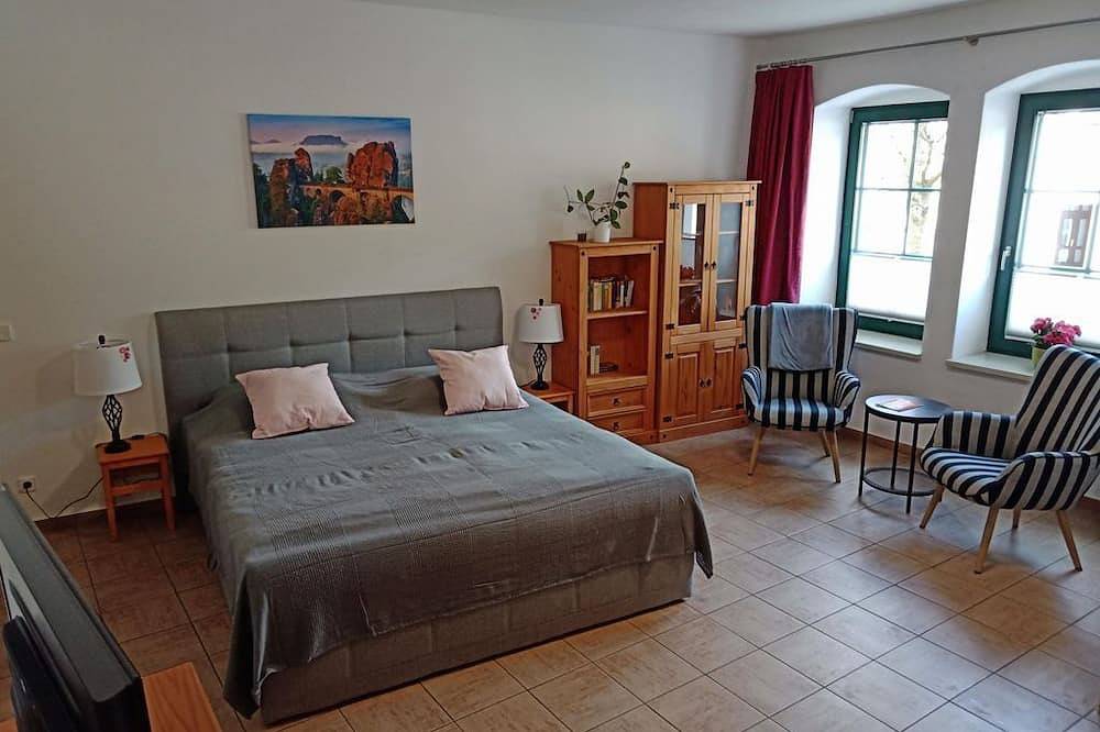 Ganze Wohnung, Apartment am Markt 4 - Ferienwohnung, Wohn-/ Schlafraum in Bad Gottleuba-Berggießhübel, Elbsandsteingebirge