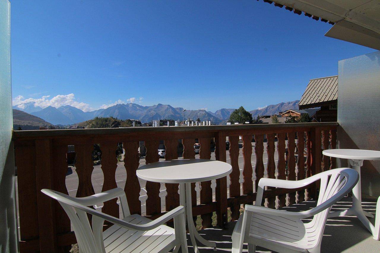Gehele studio, Résidence le Concorde - Studio bergnis 5 personen (C2) in Huez, Écrins Nationaal Park