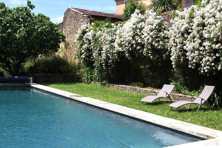 Ferienhaus für 4 Personen, mit Pool in Vallabrix