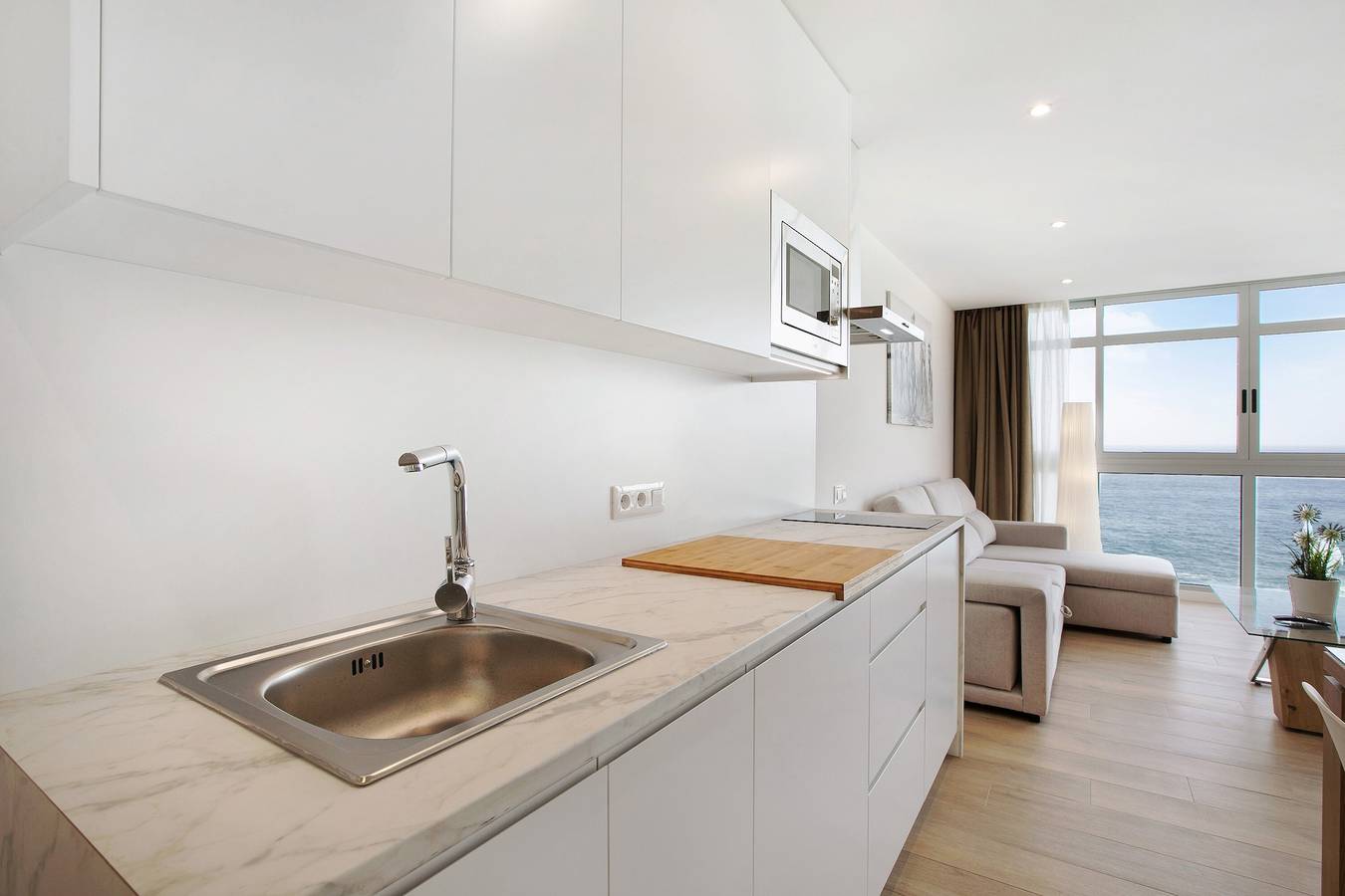 Appartement entier, Appartement de vacances 'Luxury Loft El Roque 1' avec vue sur la mer et Wi-Fi in Mesa del Mar, Tacoronte