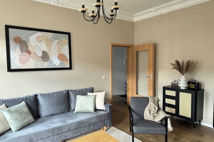 Appartement entier, Stylish apartment in the Gründerzeit district in Chemnitz, Chemnitz (region)
