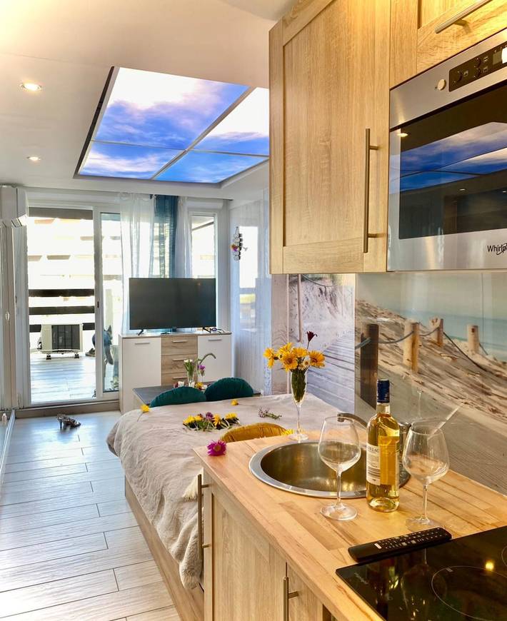 Gîte pour 2 personnes, avec Terrasse dans Plage Naturiste (Le Cap d'Agde) - 2
