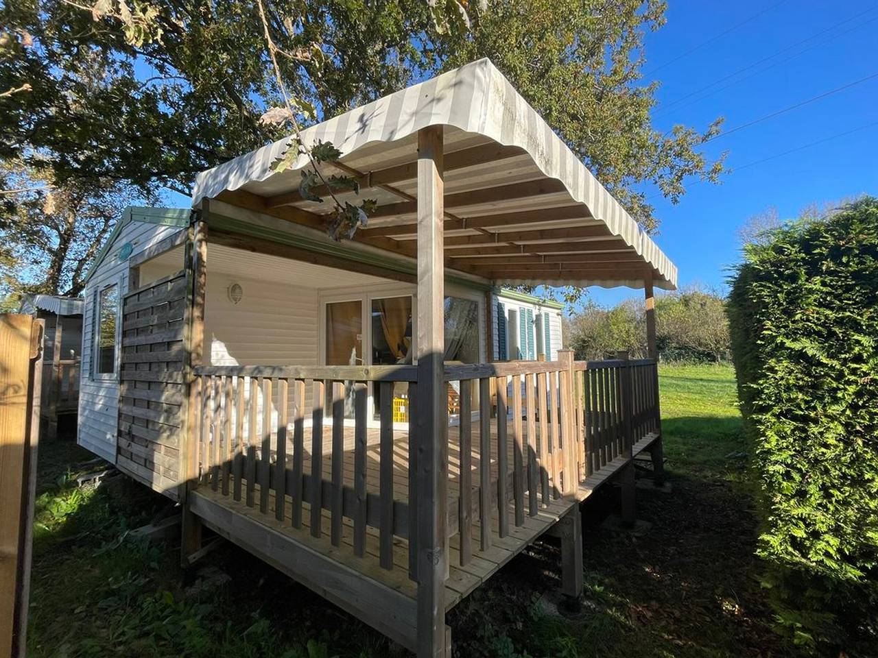 Mobil-home 29m², 2 chambres, terrasse, jardin in Saint-Pierre-d'Oléron, Côte de Beauté