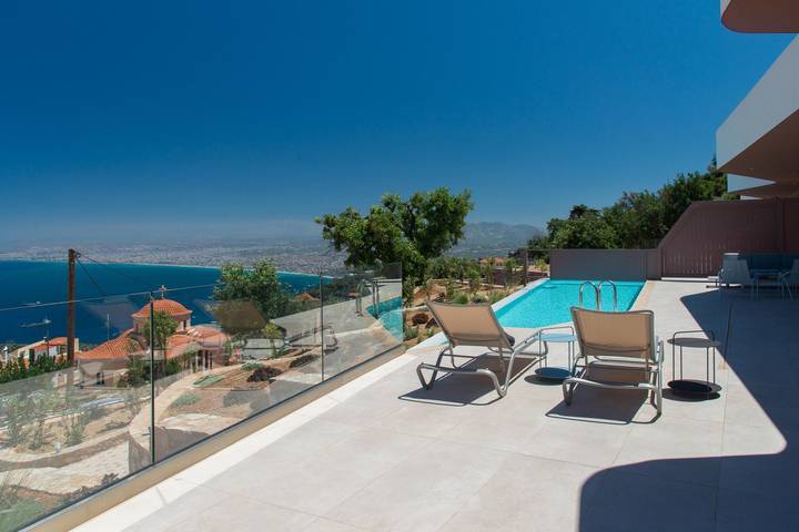 Villa T - Deluxe Panoramic View in Iraklio-Heraklio region