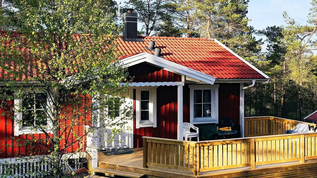 Hus för 6 Personer, med balkong