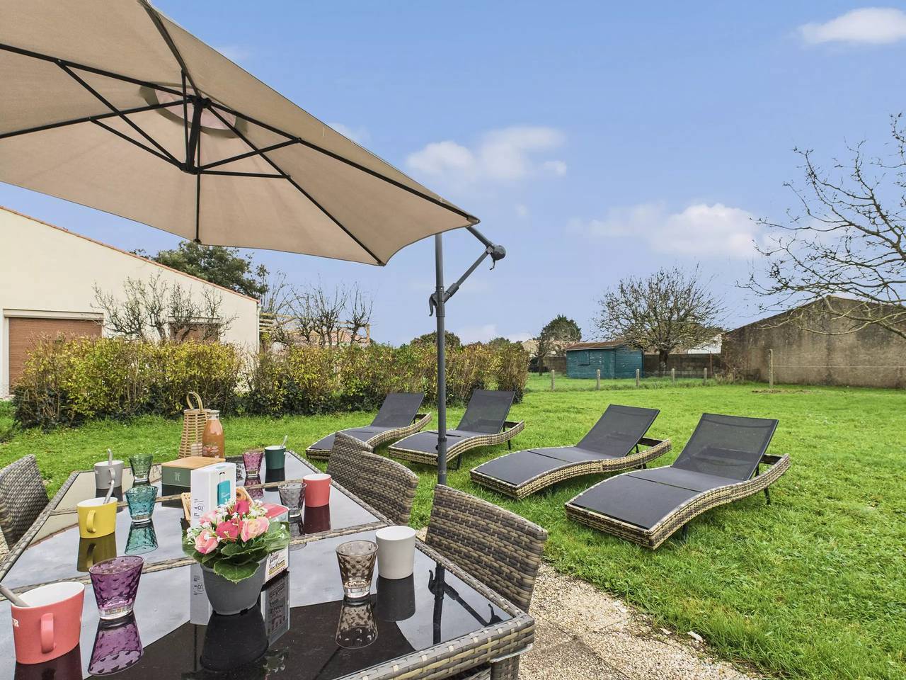 500m de la plage, maison avec jardin pour 6 in Saint-Vincent-sur-Jard, Vendée