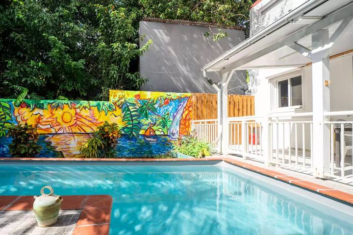 Villa pour 9 personnes, avec jardin et piscine, animaux acceptés en Guadeloupe - 3