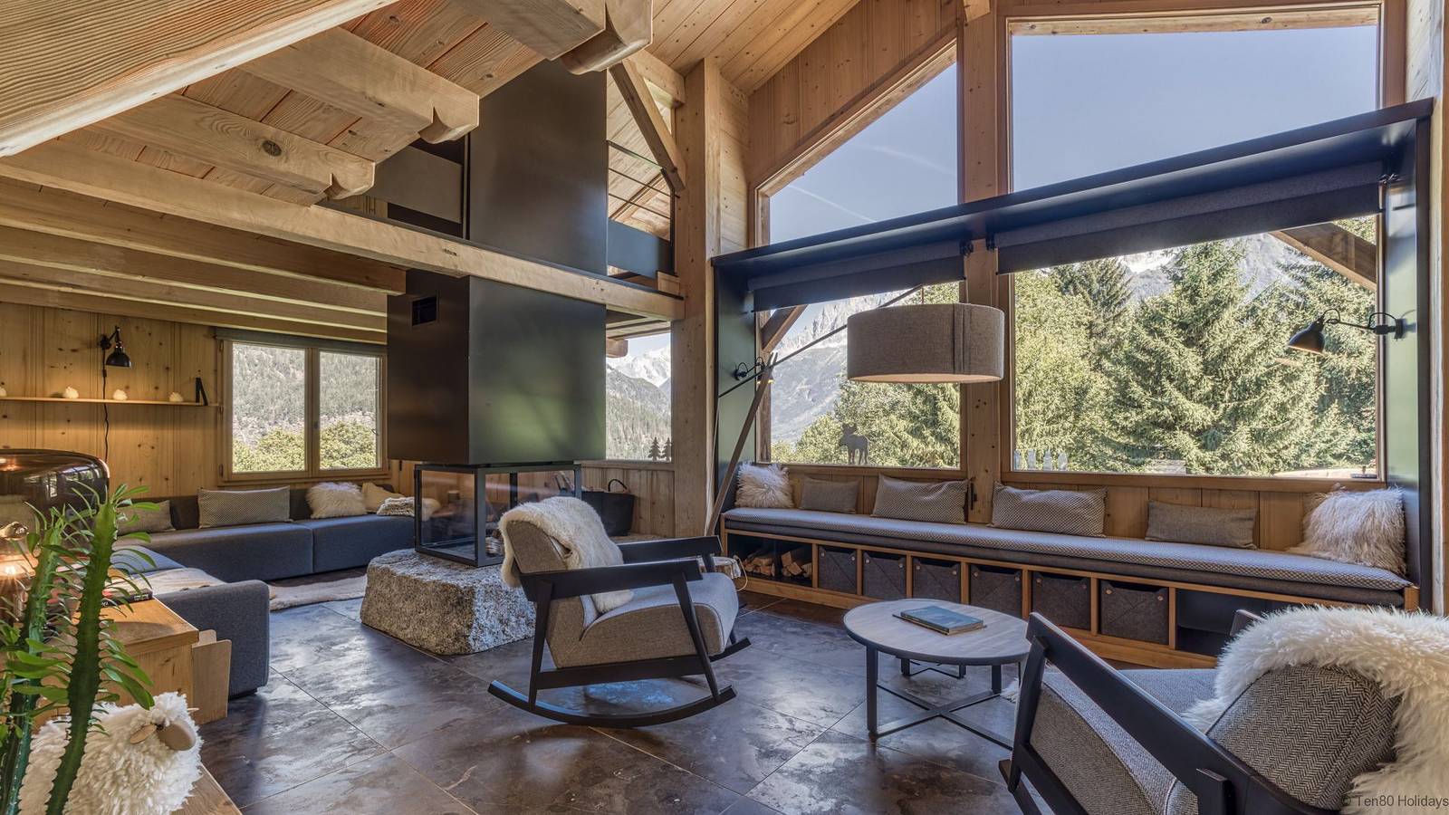 Chalet voor 10 personen met balkon in Les Houches, Mont Blanc-massief