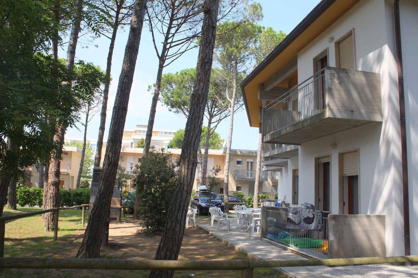 Geheel vakantieappartement, Vakantiewoning met balkon en airconditioning  in Bibione, Provincie Venetië