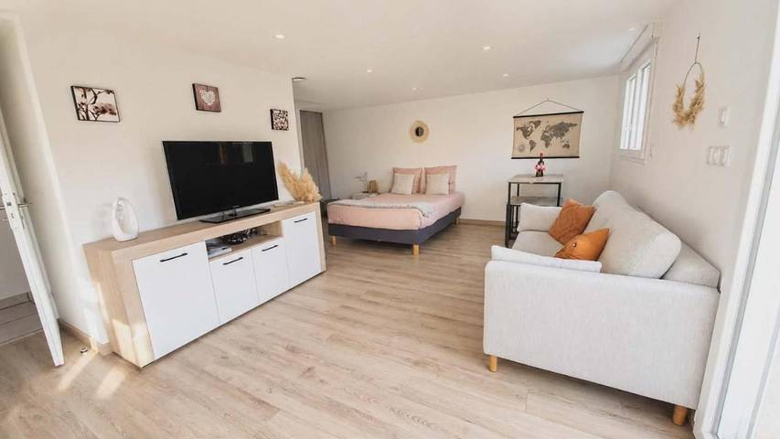 Appartement de vacances pour 4 personnes, avec Terrasse et Jardin