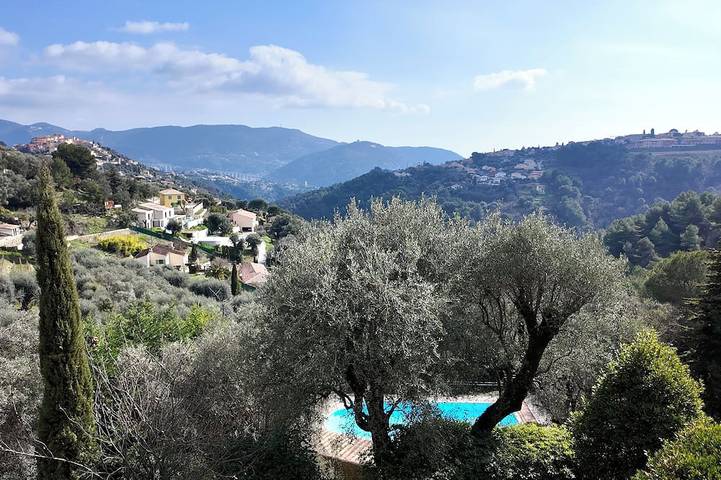 Maison de vacances pour 12 personnes, avec Piscine à Falicon