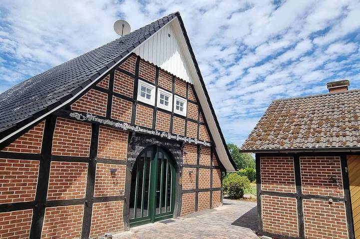 Ferienhaus für 7 Personen, mit Terrasse und Garten sowie Sauna in Menslage