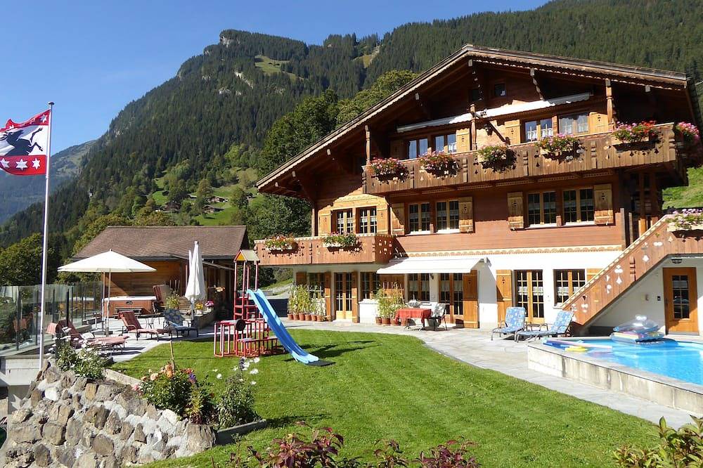 Ganze Wohnung, Bachsbort - erfüllt Ihre Wünsche, Panoramasicht, Pool, Jacuzzi in Schwendi b. Grindelwald, Grindelwald