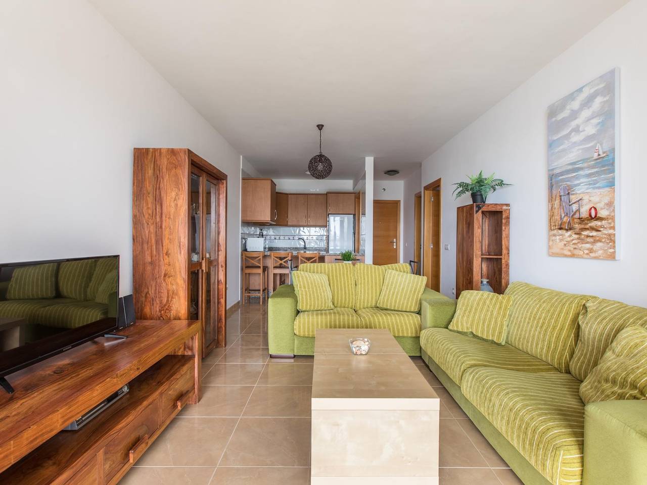 Ganze Ferienwohnung, Ferienwohnung für 3 Personen mit Meerblick in Los Abrigos, Granadilla de Abona