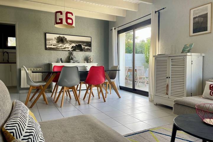 Maison de vacances pour 6 personnes, avec balcon et jardin