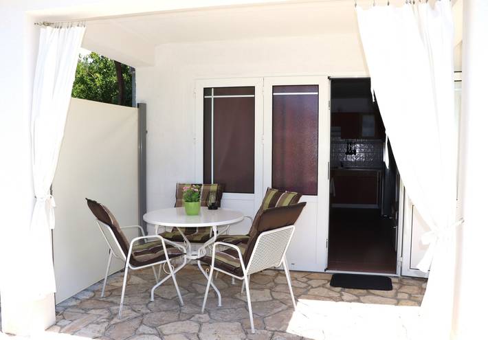 Ferienhaus mit Meerblick für 3 Personen, mit Meerblick und Garten sowie Terrasse in Barbat na Rabu