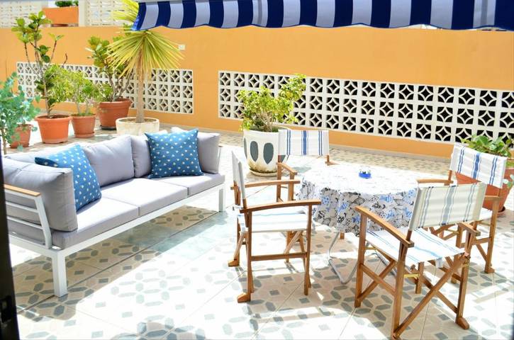 Ferienwohnung für 5 Personen, mit Balkon und Terrasse sowie Garten und Pool in Puerto de Santiago