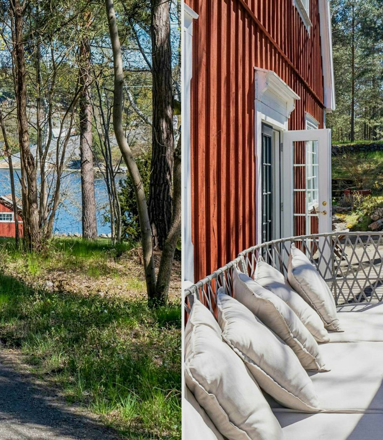 Gran casa junto al agua en la isla sin coches de Ramsö in Vaxholm, Archipiélago de Estocolmo