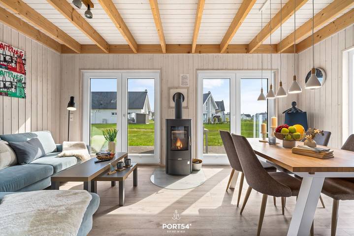 Ferienhaus für 4 Personen, mit Sauna und Garten, mit Haustier in Olpenitz