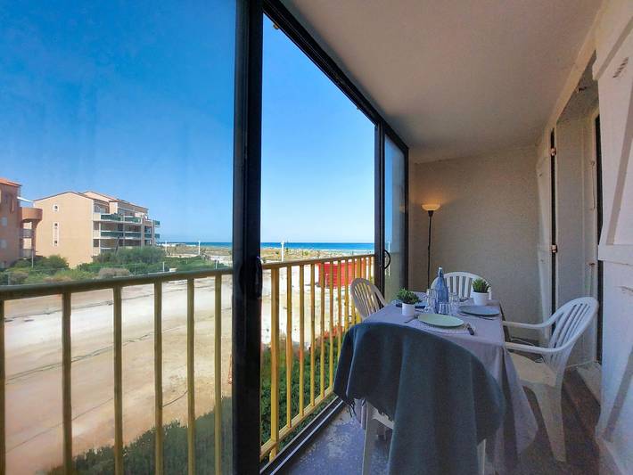 Location de vacances pour 4 personnes, avec Balcon et Terrasse à Le Barcarès