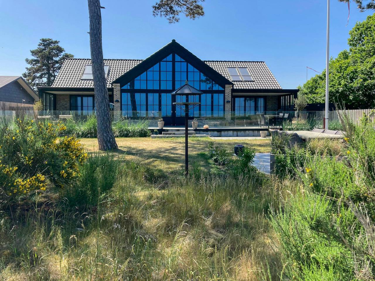 Beach villa with private pier in Hou in Odder Region