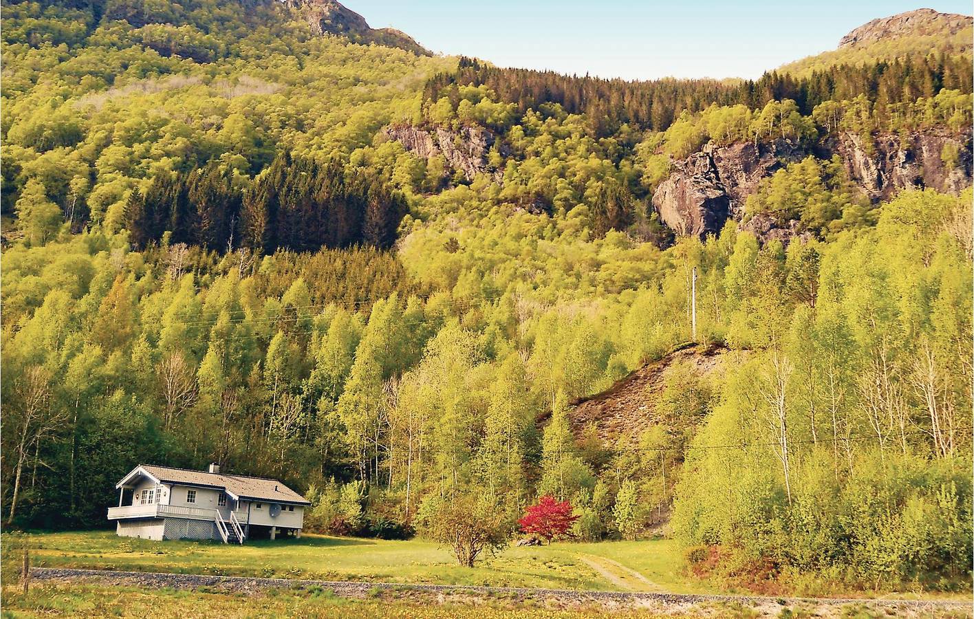 Ferienhaus für 5 Personen mit Terrasse in Vindafjord