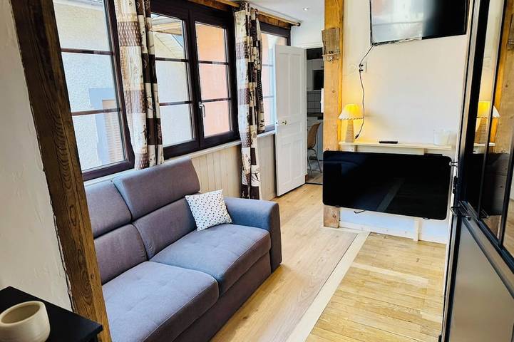 Ganze Wohnung, Apartment with two small bedrooms and a separate kitchen near the spa in Brides-les-Bains, Vanoise-Massiv