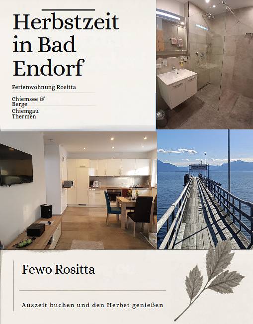 Ferienwohnung für 2 Personen, mit Terrasse in Bad Endorf