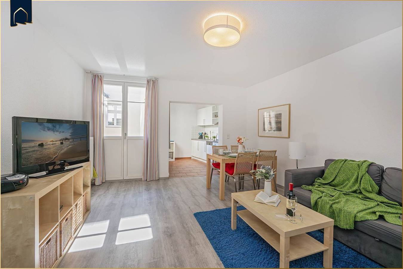 Apartamento entero, Moderne Ferienwohnung mit Terrasse, nur 400 m bis zum Ostseestrand in Drei Kaiserbäder, Heringsdorf