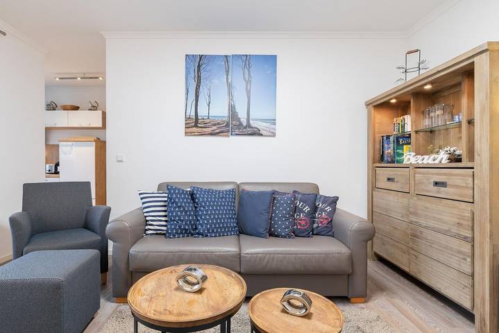 Ganze Wohnung, Haus Pamir We 12 "Lütt Kajüt" mit Terrasse und Gartenblick in Nienhagen in Nienhagen, Rostock und Umgebung