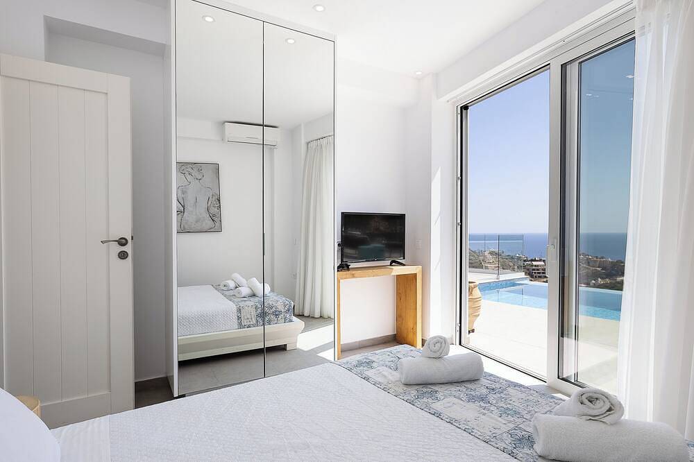 Vue mer panoramique, très proche de la plage et des commodités, totalement privé! in Bali (Crète), Région de Réthymnon