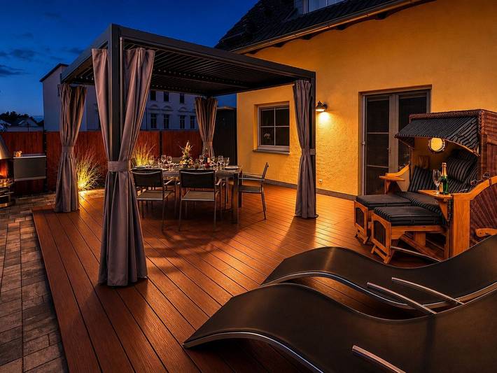 Ferienhaus für 6 Personen, mit Terrasse und Garten sowie Sauna in Korswandt