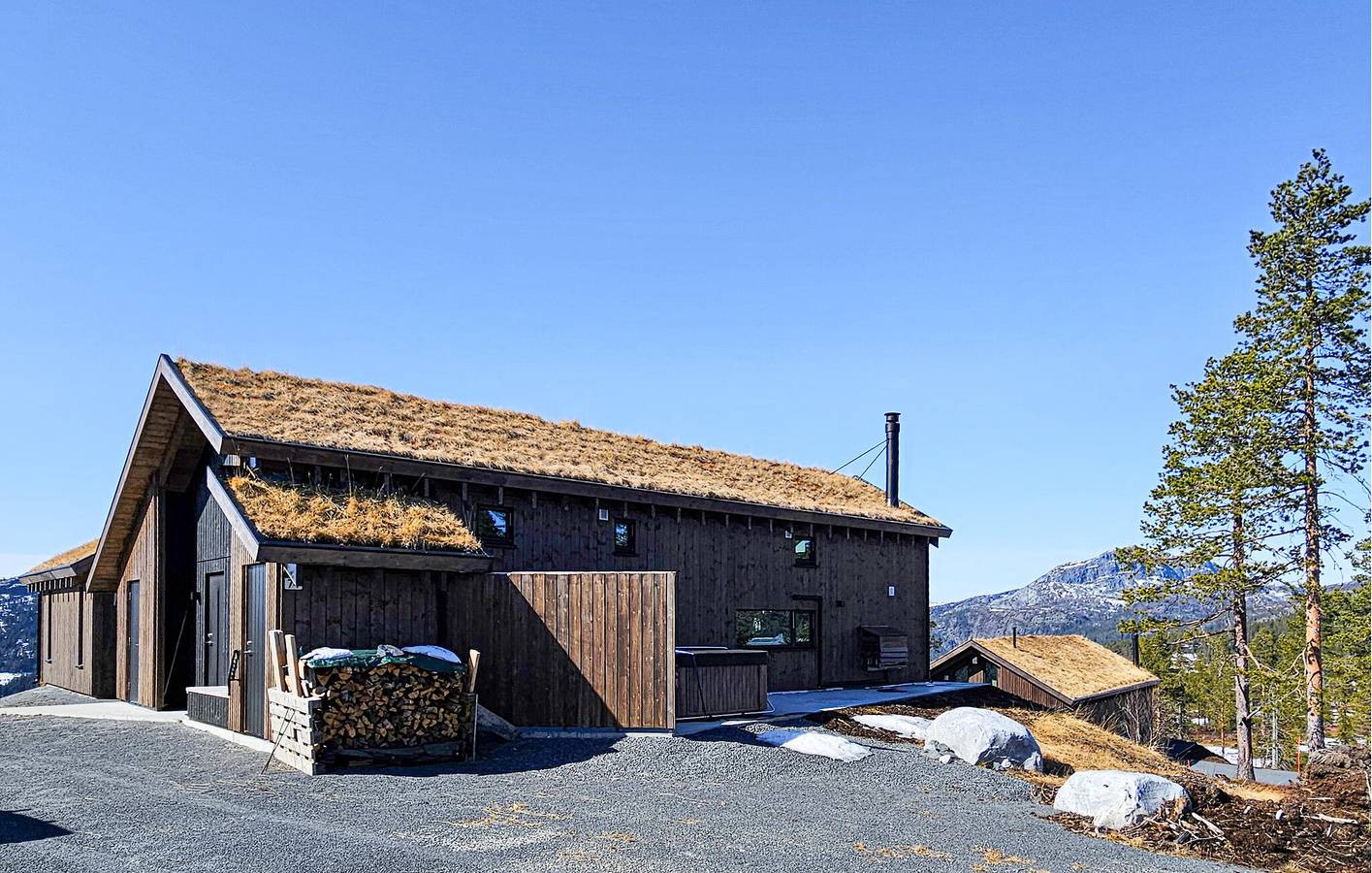 Ferienhaus für 9 Personen mit Ausblick in Hjartdal