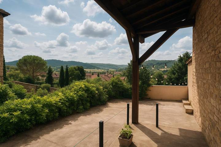 Location de vacances pour 12 personnes, avec jardin et vue à Saint-Gengoux-le-National - 2