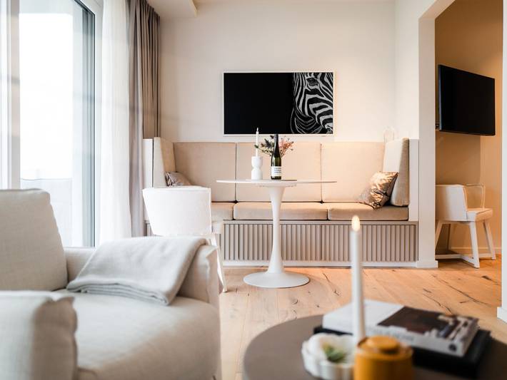 Ferienwohnung für 2 Personen, mit Balkon und Sauna