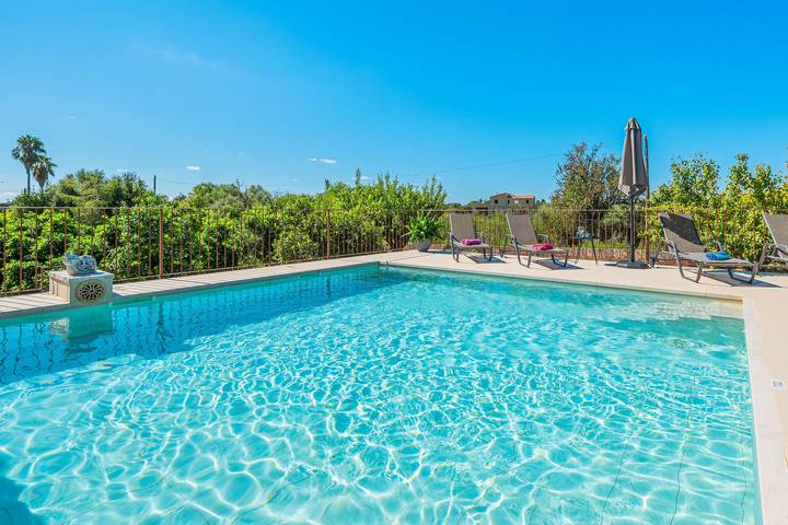 Casa de campo "Son Serra" em zona rural com ar condicionado, terraço e jardim in Búger, Maiorca Centro