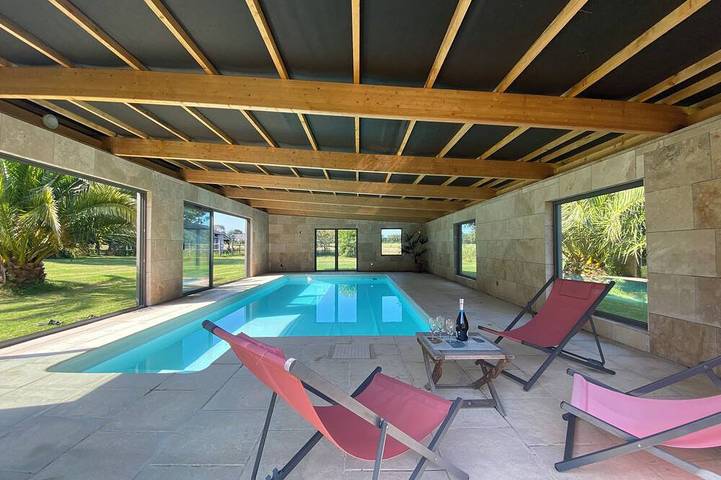 Maison de vacances pour 16 personnes, avec jardin et terrasse, animaux acceptés