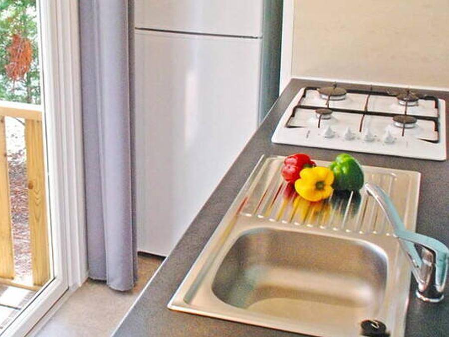 Camping Azu'Rivage - Mobilhome 6 personas - Confort | 2 Dormitorios | 4/6 Pers. | Terraza elevada | Tv in Azur (desambiguación), Côte d’Argent