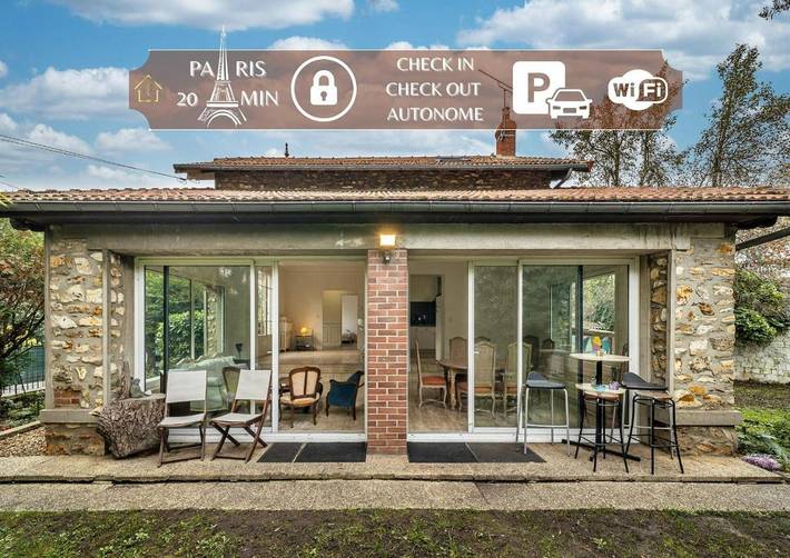 Maison de vacances pour 14 personnes, avec terrasse et jardin dans Val-d'Oise