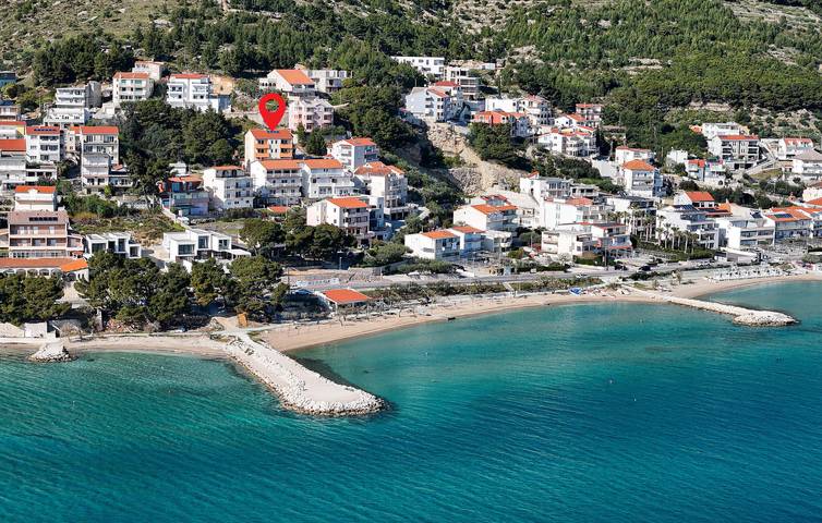 Apartament wakacyjny dla 2 osób, z taras w Duće