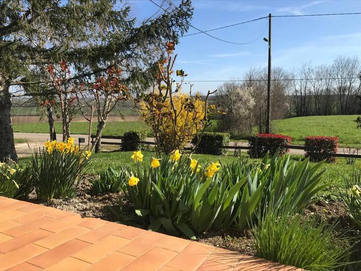 Location de vacances pour 13 personnes, avec vue ainsi que jardin et terrasse, animaux acceptés à Pierre-de-Bresse - 4