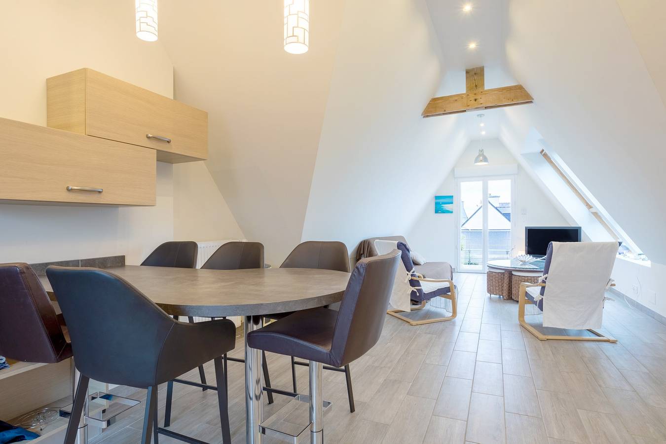 Appartement entier, Appartement 'Appartement 100m2 Vilvic Vue Mer' avec vue sur la mer, terrasse privée et Wi-Fi in Trévignon, Trégunc