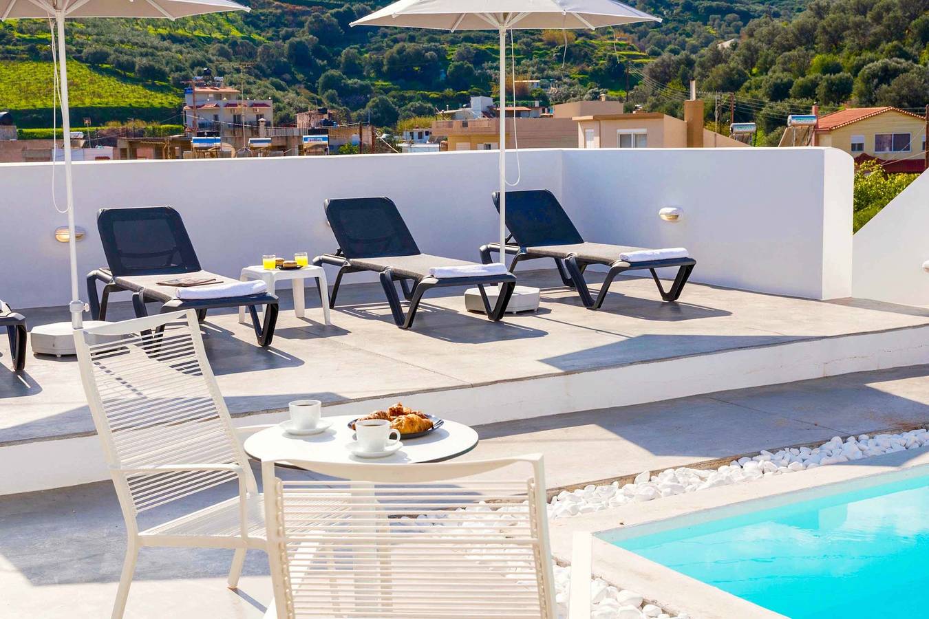 Villa für 4 Personen mit Terrasse in Agia Pelagia, Achlada