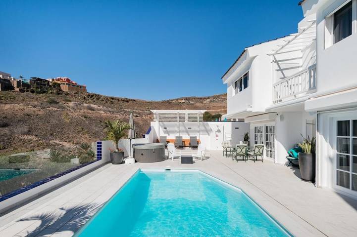 Casa rural para 6 personas, con vistas además de piscina y jardín en San Agustín - 3