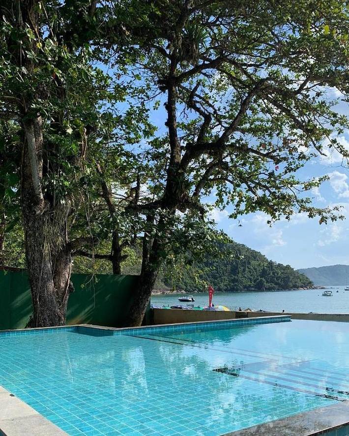 Gîte pour 4 personnes, avec balcon et vue ainsi que piscine et jardin à Ubatuba - 3