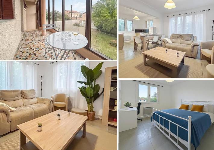 Gîte pour 6 personnes, avec vue et jardin à Saint-Bonnet-de-Mure - 2