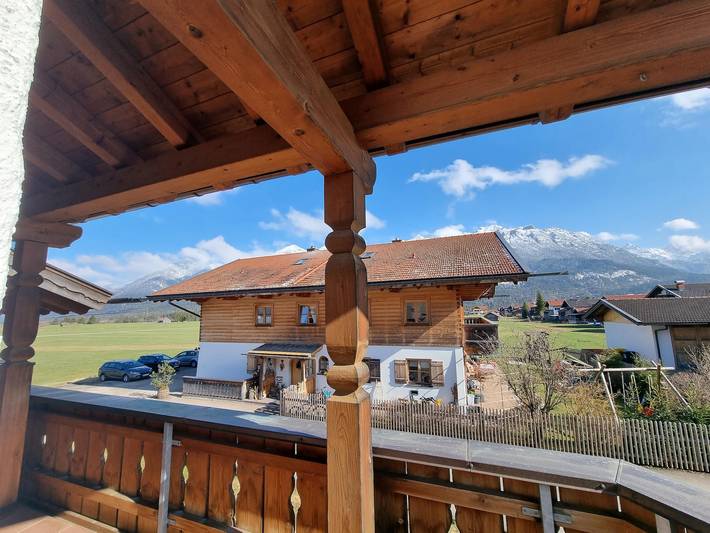 Ferienwohnung für 2 Personen, mit Balkon und Ausblick in Wallgau - 3