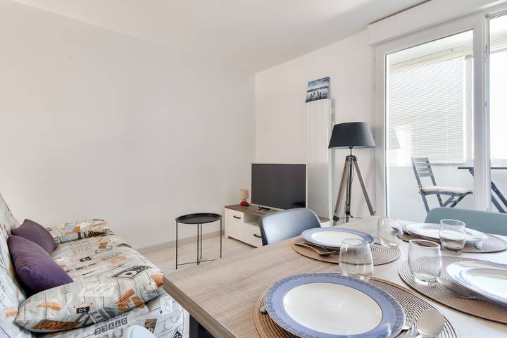Appartement de vacances pour 4 personnes, avec balcon à Saint-Hilaire-de-Riez