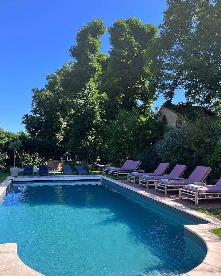 Double or Twin Room with Garden View in Asnières-sur-Oise, Val-d'Oise