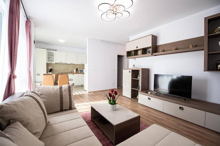 Appartement de vacances pour 4 personnes, avec Balcon ainsi que Terrasse et Vue